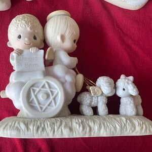 Vintage Precious Moments Figurine - "Jesus Is Born" - RARE - Suspended 1984
